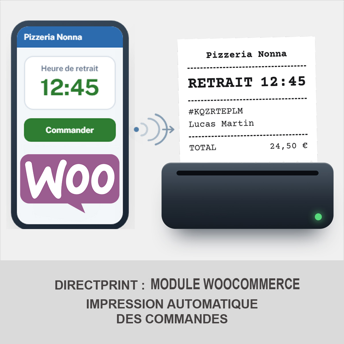 Module : DirectPrint Woocommerce Worpress